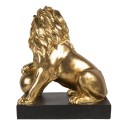 Clayre & Eef Figurine Lion 38x25x44 cm Couleur or Polyrésine