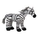 Clayre & Eef Fermaporta Zebra 37x13x30 cm Nero Bianco  Poliestere