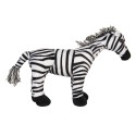 Clayre & Eef Deurstopper Zebra 37x13x30 cm Zwart Wit Polyester