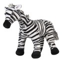 Clayre & Eef Door Stop Zebra 37x13x30 cm Black White Polyester