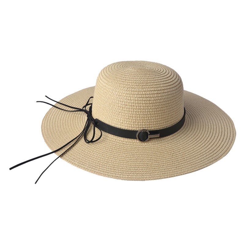 Juleeze Women's Hat Ø 58 cm Beige Paper straw Round