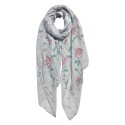 Juleeze Printed Scarf 70x180 cm Grey Synthetic