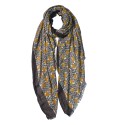 Juleeze Printed Scarf 80x180 cm Yellow Synthetic