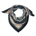 Juleeze Printed Scarf 140x140 cm Blue Synthetic