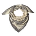 Juleeze Printed Scarf 140x140 cm Grey Synthetic