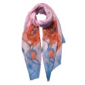 Juleeze Printed Scarf 70x180 cm Pink Synthetic
