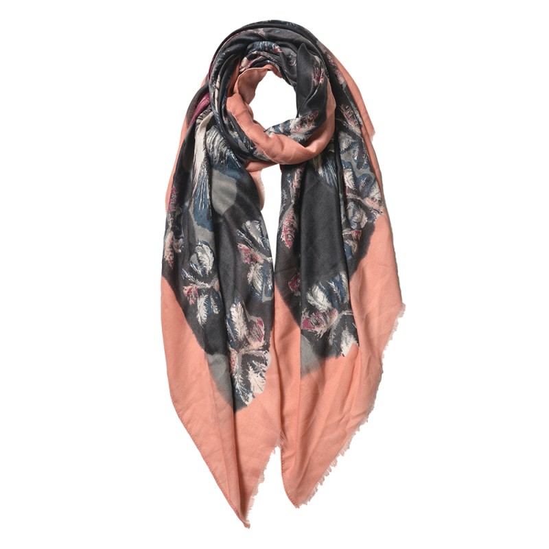 Juleeze Printed Scarf 85x180 cm Pink Synthetic