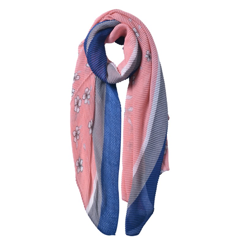 Juleeze Printed Scarf 85x180 cm Pink Synthetic