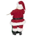 Clayre & Eef Figurine Santa Claus 28 cm Red Green Textile