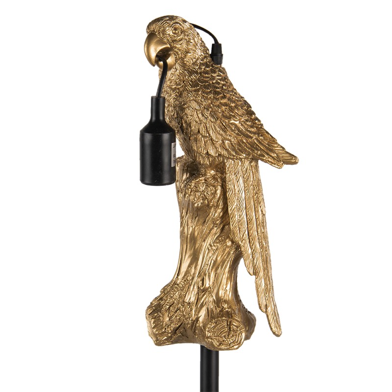 Clayre & Eef Floor Lamp Parrot Ø 25x139 cm  Gold colored Iron