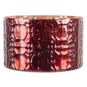 Clayre & Eef Tealight Holder Ø 20x13 cm Red Glass Round