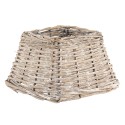 Clayre & Eef Lampshade 21x21x14 cm Brown Rattan Square