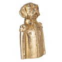 Clayre & Eef Statuetta Cane 8x6x15 cm Color oro Poliresina