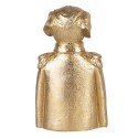 Clayre & Eef Figur Hund 8x6x15 cm Goldfarbig Polyresin