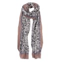 Juleeze Printed Scarf 85x180 cm Pink Synthetic