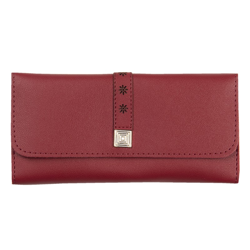Juleeze Wallet 19x9 cm Red Artificial Leather Rectangle