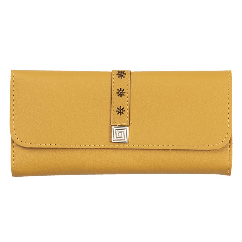 Juleeze Portefeuille 19x9 cm Jaune Cuir artificiel Rectangle