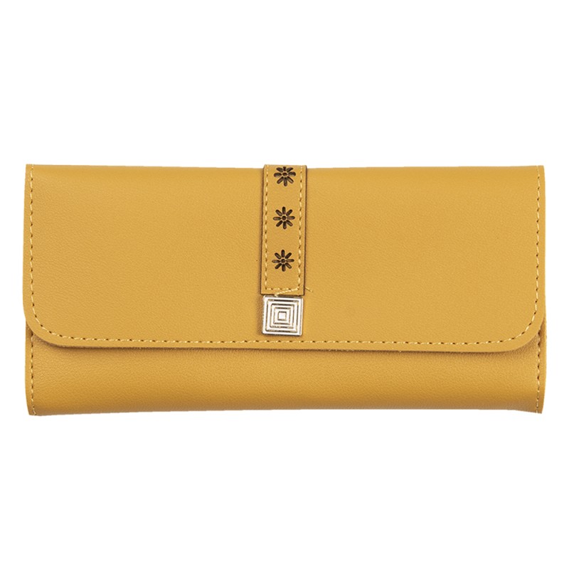 Juleeze Wallet 19x9 cm Yellow Artificial Leather Rectangle