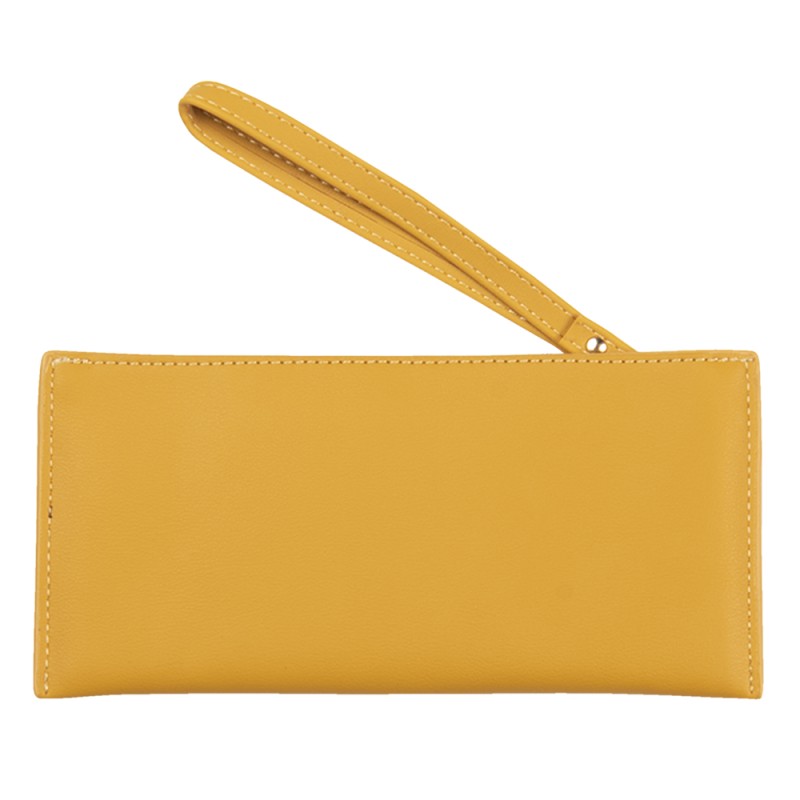 Juleeze Wallet 21x10 cm Yellow Artificial Leather Rectangle