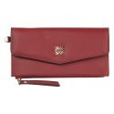 Juleeze Portefeuille 20x10 cm Rouge Cuir artificiel Rectangle