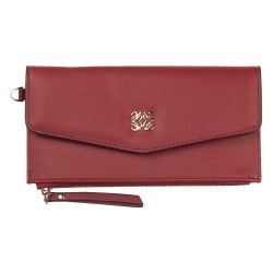 Juleeze Brieftasche 20x10 cm Rot Kunstleder Rechteck