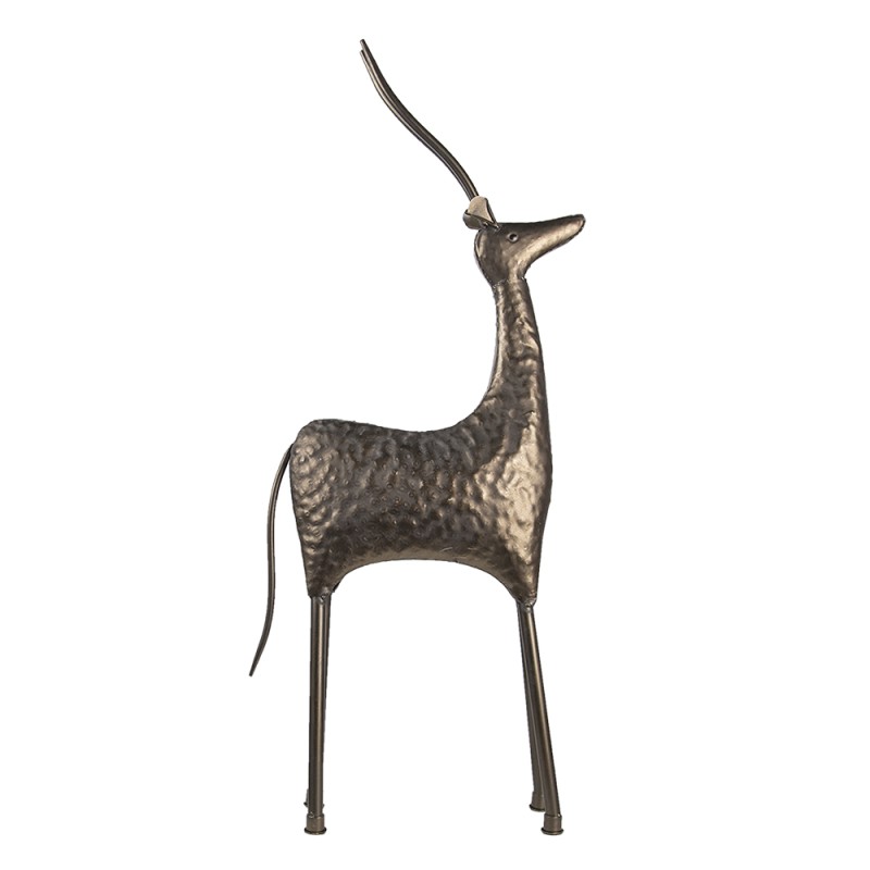 Clayre & Eef Statuetta Antilope 102 cm Color rame Metallo