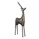 Clayre & Eef Figurine Antilope 102 cm Couleur cuivre Métal