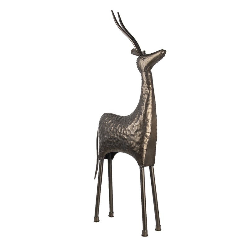 Clayre & Eef Beeld Antilope 102 cm Koperkleurig Metaal