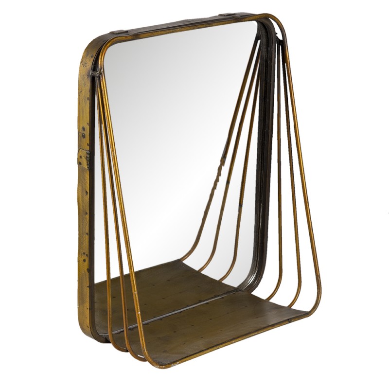 Clayre & Eef Mirror 26x32 cm Copper colored Metal
