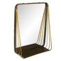 Clayre & Eef Mirror 34x42 cm Copper colored Metal Rectangle