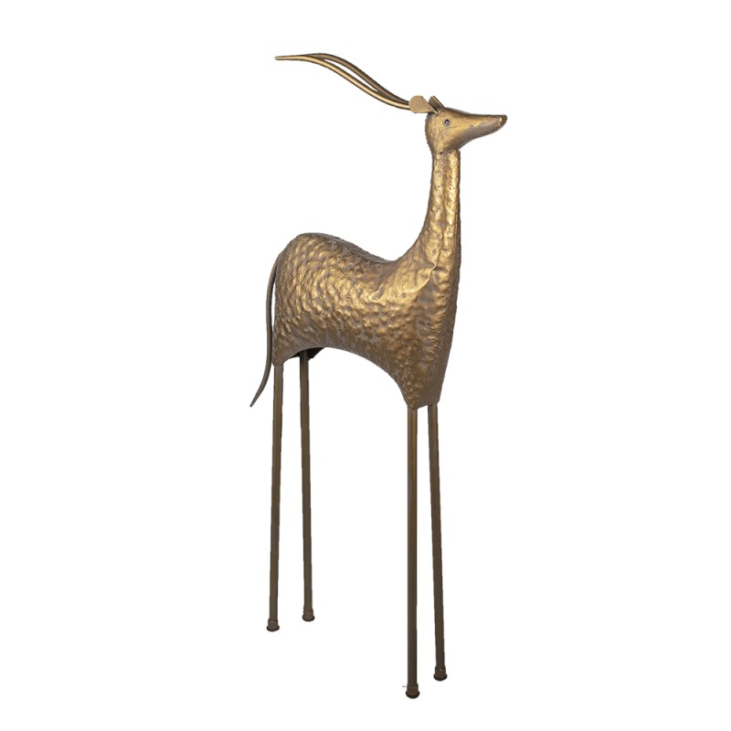Clayre & Eef Figur Antilope 130 cm Kupferfarbig Metall