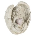 Clayre & Eef Figurine Angel (2) 10x6x10 cm Beige Polyresin