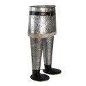 Clayre & Eef Plant Holder Trousers 22x15x40 cm Grey Iron