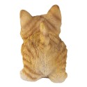 Clayre & Eef Figurine Cat 19x8x10 cm Brown Beige Polyresin