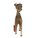 Clayre & Eef Figurine Deer 16x8x24 cm Brown Polyresin