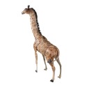 Clayre & Eef Figurine Girafe 37x14x59 cm Marron Fer