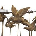 Clayre & Eef Statuetta Uccello 37x22x19 cm Color oro Ferro Ovale