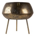 Clayre & Eef Fioriera Ø 35x68 cm Color oro Metallo Rotondo