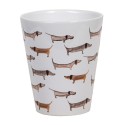 Clayre & Eef Mug 300 ml White Brown Ceramic Dogs