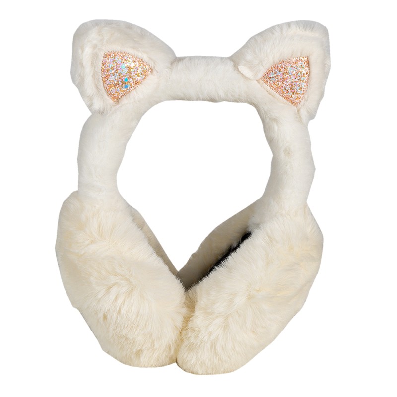 Melady Kids' Ear Warmers White Polyester