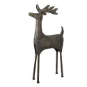 Clayre & Eef Figurine Deer 79 cm Grey Iron