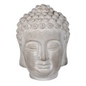 Clayre & Eef Figur Buddha 15x15x19 cm Grau Stein