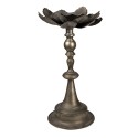 Clayre & Eef Candle holder Ø 28x50 cm Silver colored Iron
