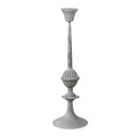 Clayre & Eef Candle holder Ø 15x50 cm Silver colored Iron