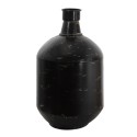 Clayre & Eef Vase Ø 24x45 cm Black Metal Round