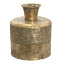Clayre & Eef Vase Ø 21x25 cm Copper colored Metal Round