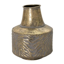 Clayre & Eef Vase Ø 15x21 cm Copper colored Metal
