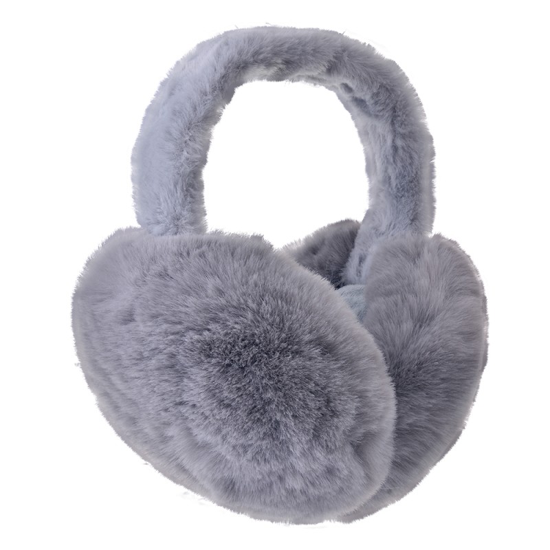 Juleeze Ear Warmers 13 cm Grey Polyester