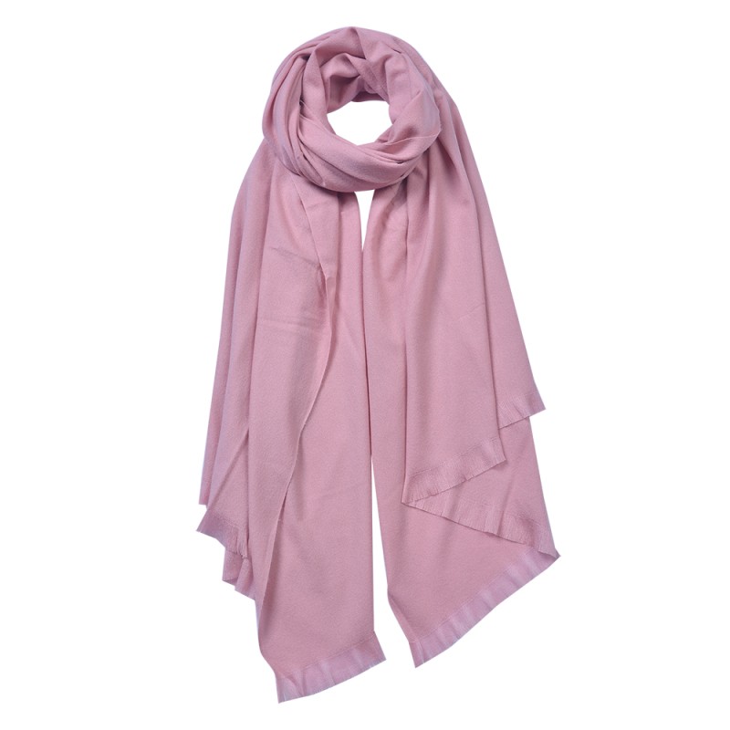 Juleeze Winter Scarf Women 70x190 cm Pink Synthetic