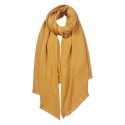 Juleeze Winter Scarf Women 70x190 cm Yellow Synthetic